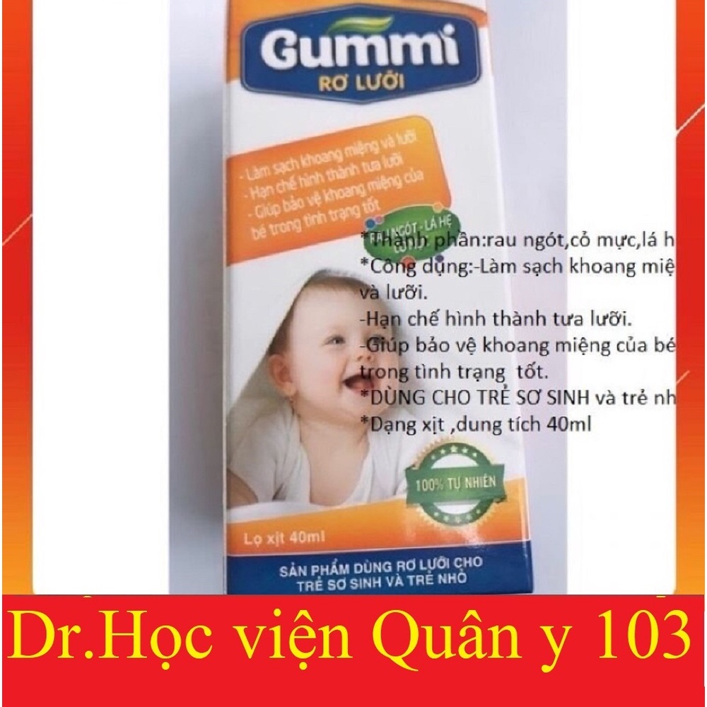 GUMMI dung dịch rơ lưỡi baby⚡️AN TOÀN CHO TRẺ SƠ SINH VÀ TRẺ NHỎ⚡️chiết xuất thảo dược làm sạch,phòng ngừa nấm ở miệng