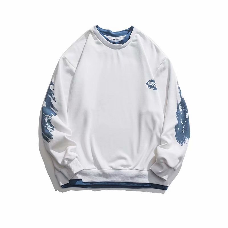 Áo Sweater Cổ Tròn Tay Dài Thời Trang Xuân Thu Cho Nam Size M-8Xl
