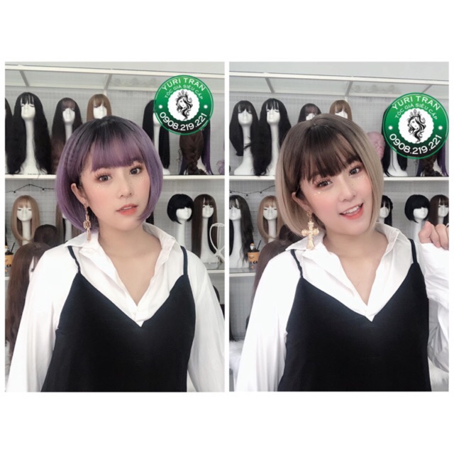 [ẢNH THẬT 100%] Tóc bộ siêu cấp (Bộ vic ombre có 2 màu)