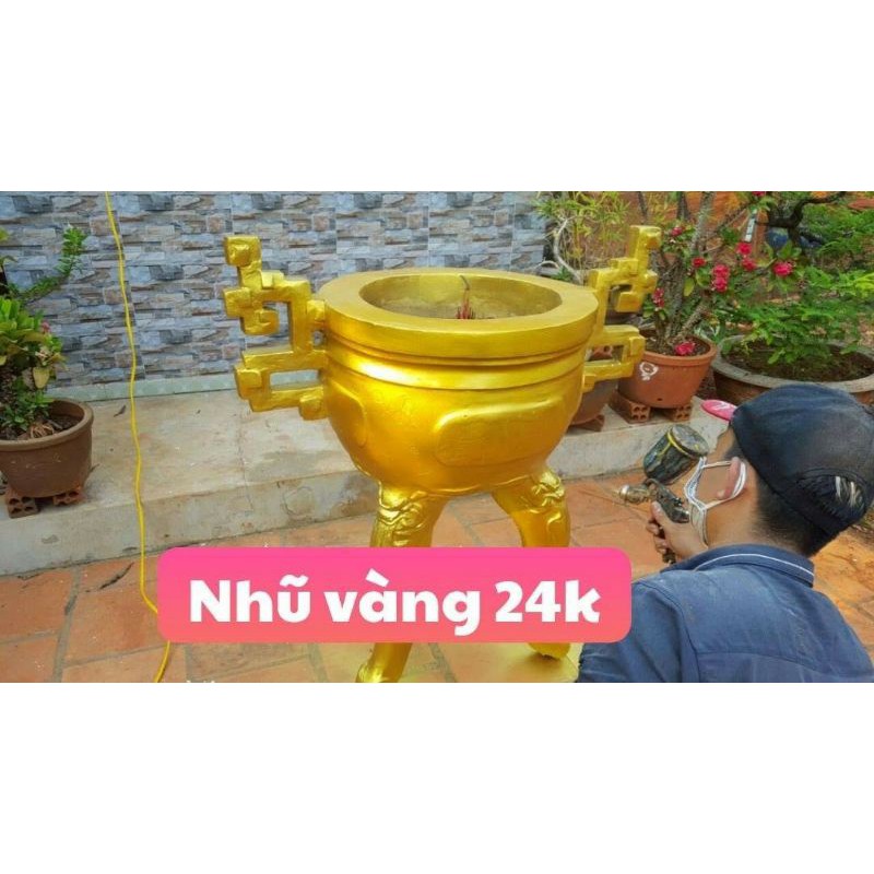 NHŨ VÀNG 24K LON 200GRAM MÀU ĐẸP