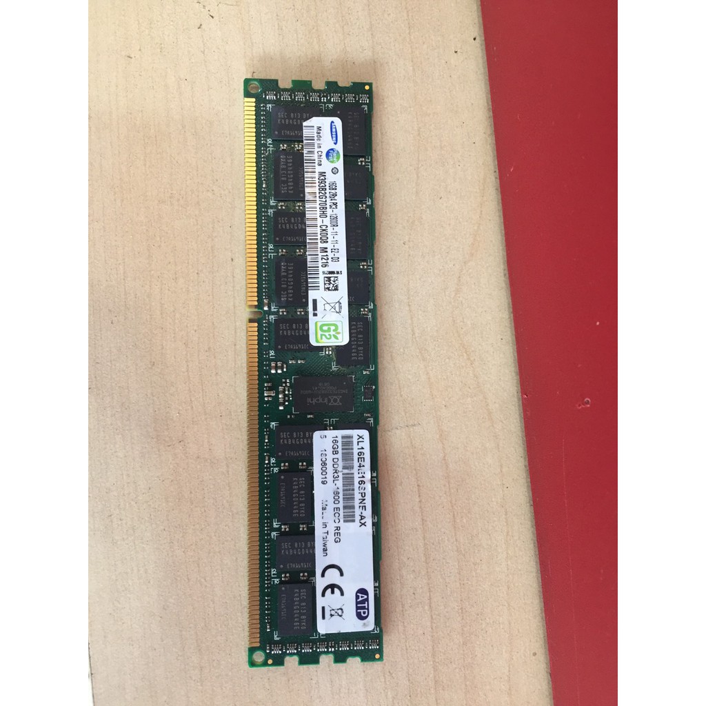 RAM SERVER 16GB BUS 1600 DDR3 ECC cũ