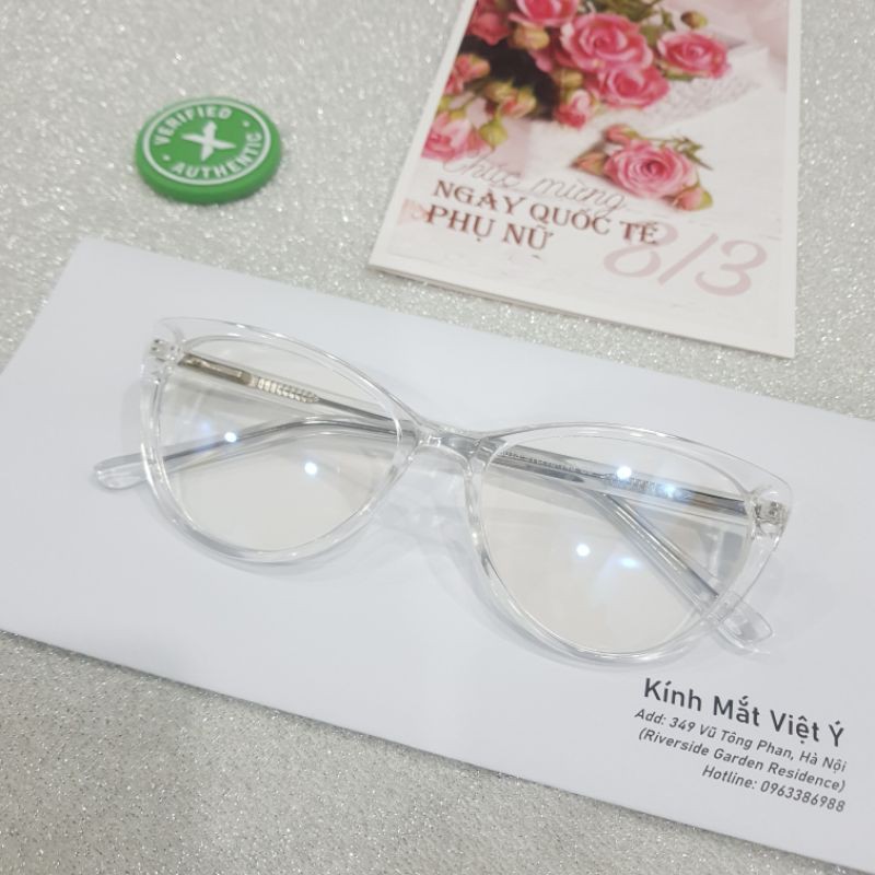 Gọng Kính Mắt Thời Trang Nam Nữ đã lắp sẵn tròng 0 độ