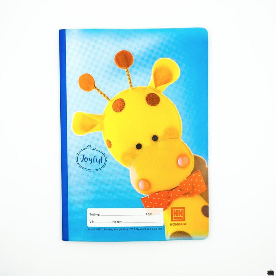 Vở ô ly Hồng Hà 80 trang Joyful