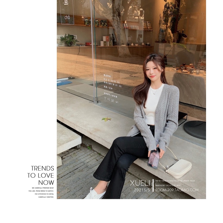 Áo Dệt Kim Không Tay Dáng Ôm Thời Trang Mùa Hè Cho Nữ