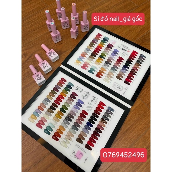 Set sơn gel very good nail 96 màu [ CHÍNH HÃNG ], tặng bảng màu base top, sơn gel hàn Quốc