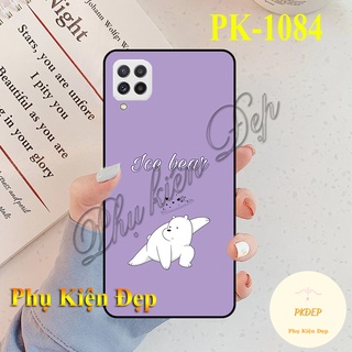 Ốp lưng SamSung Galaxy A22 4G viền đen in hình 3 Chú Gấu(We Are Bear)