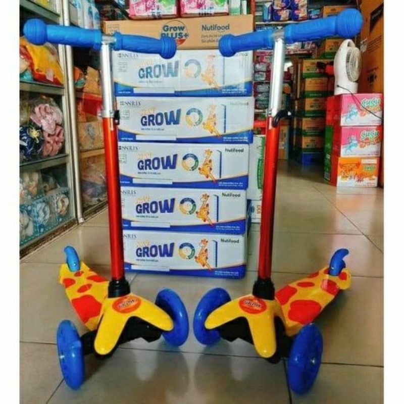 xe trượt scooter 3 bánh phát sáng cao cấp pediasure,growfreeshiphkm sữa pediasure