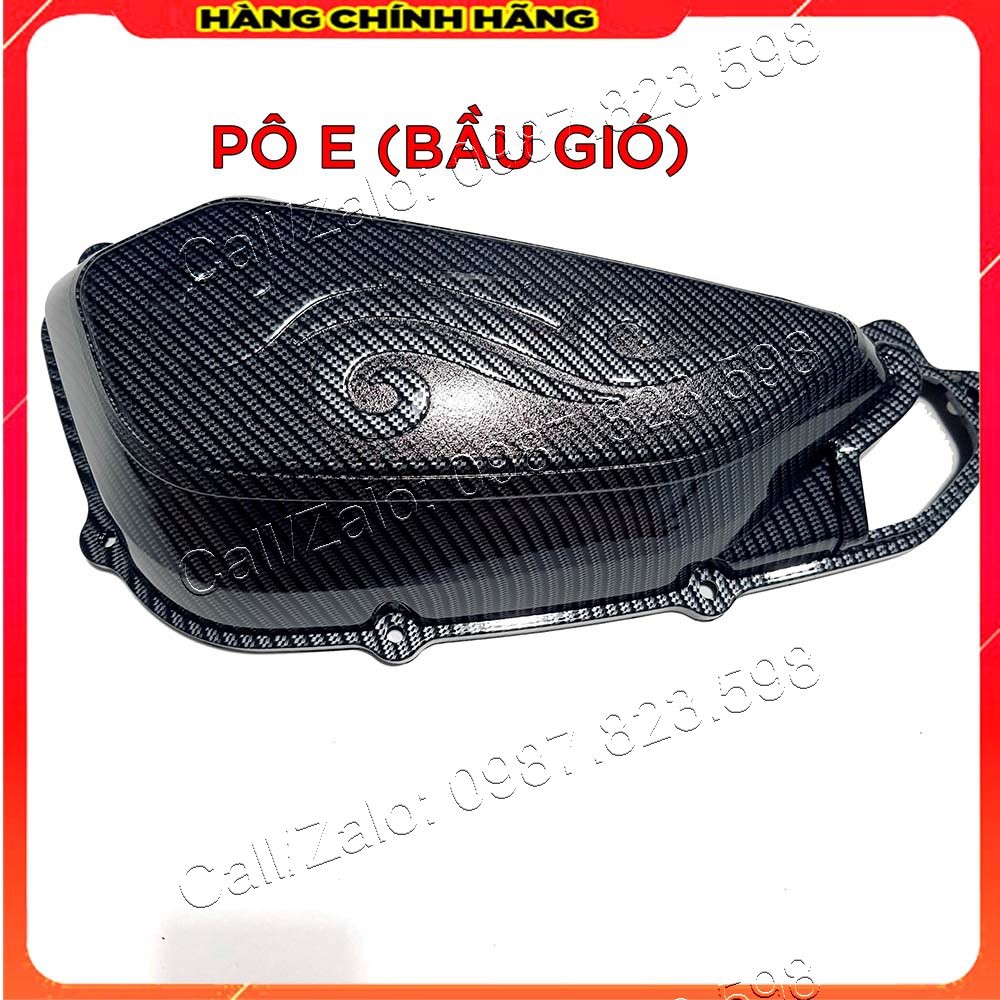 Full Bộ Ốp 6 Món Trang Trí SH Mode 2020-22 Sơn Vân Carbon