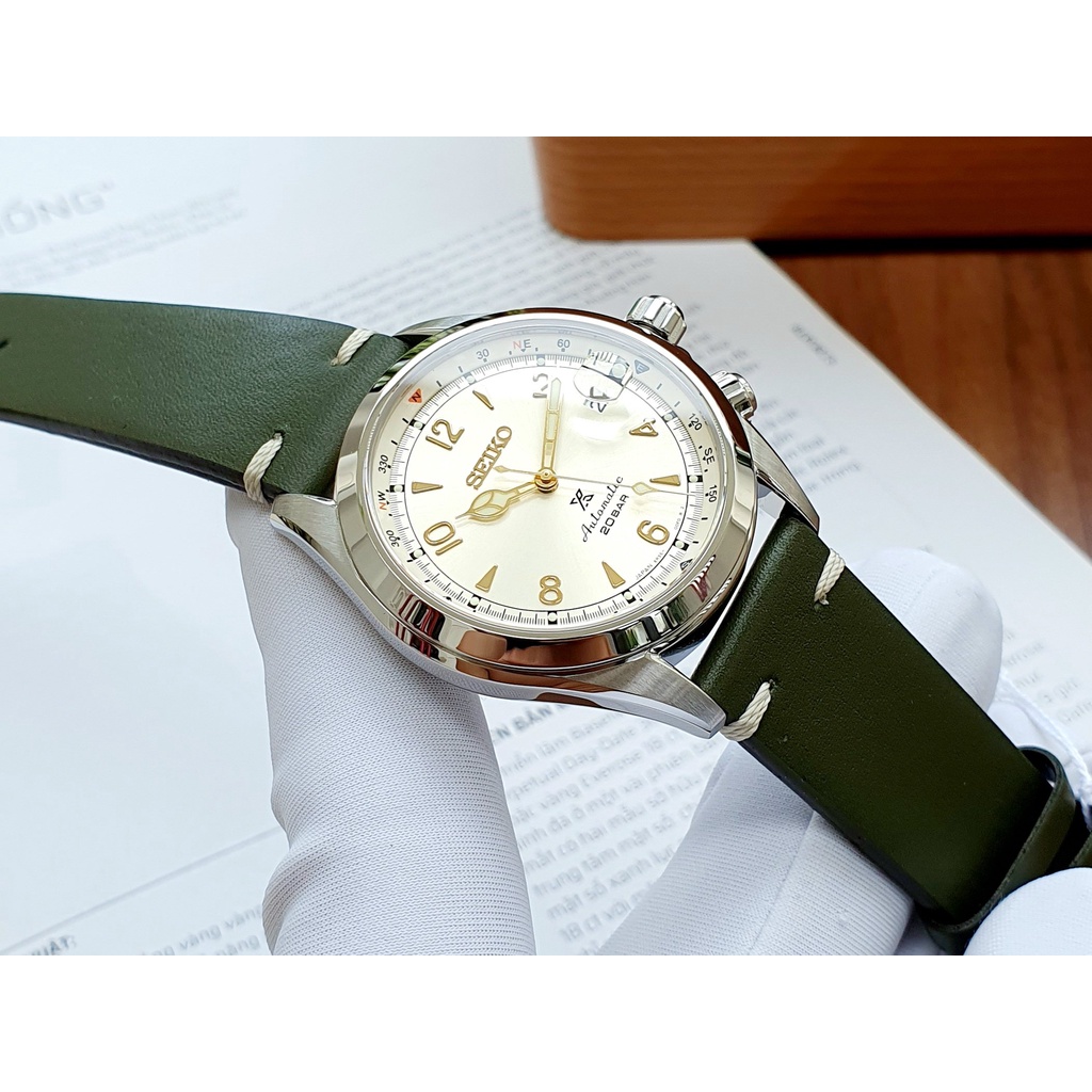 Đồng hồ nam chính hãng Seiko Prospex Alpinist SPB123J1-Máy cơ tự động - Kính Sapphire