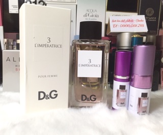 Nước Hoa Nữ D&G L`imperatrice 3
