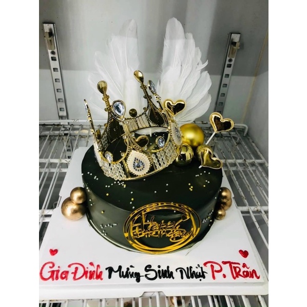 Bánh sinh nhật/bánh kem handmande Vương Miện lớn 👑