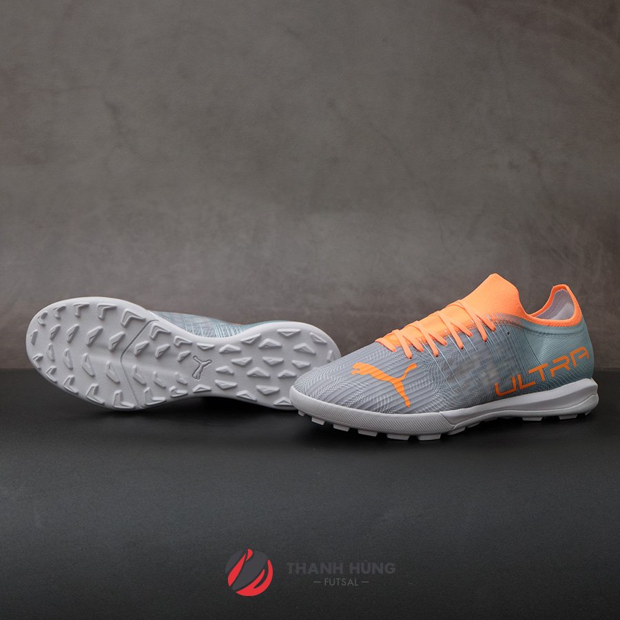 GIÀY ĐÁ BÓNG CHÍNH HÃNG PUMA ULTRA 3.4 TT - 106730-01 - XÁM/CAM