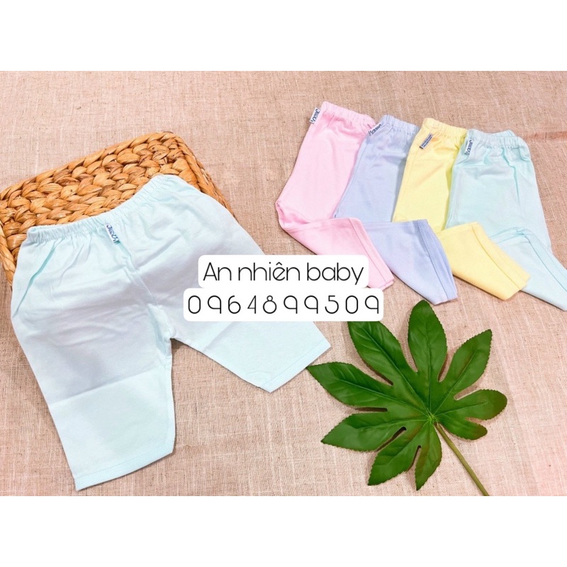 Quần dài màu cotton jou baby