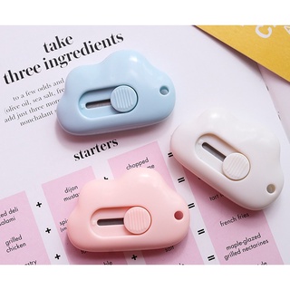 [DEAL SỐC 9k] ☁️ Dao Rọc Mini Đám Mây Dễ Thương ☁️