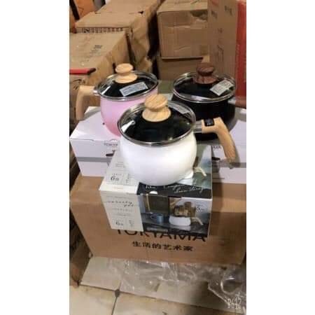 NỒI CHIÊN NGẬP DẦU 15CM CÓ VÒI RÓT NHẬT BẢN HÀNG CÓ SẴN SLL