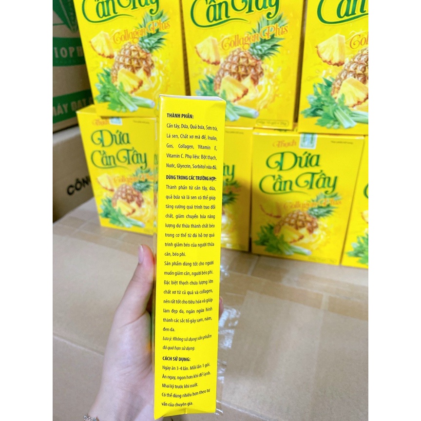 Thạch dứa giảm cân thon gọn vóc dáng đẹp da chính hãng