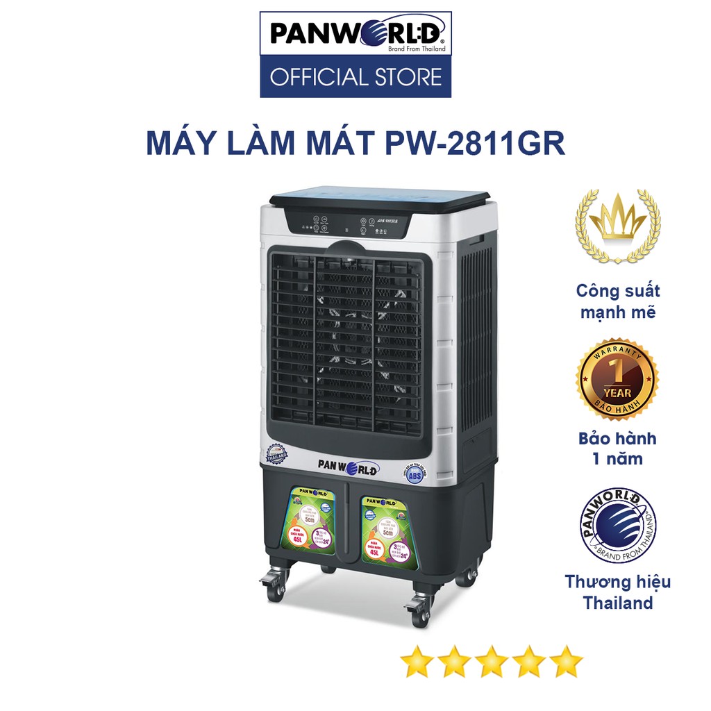 Quạt làm mát không khí Panworld PW-2811GR thương hiệu Thái Lan