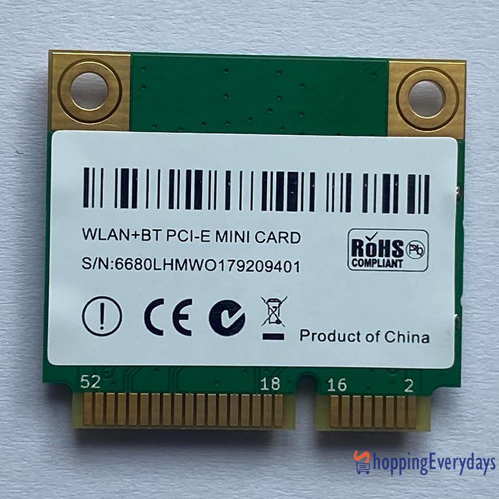 Card Wifi Không Dây Mini Pci-E 1200mbps Kết Nối Bluetooth 4.2 2.4ghz / 5ghz