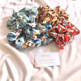 Cột tóc vải scrunchie handmade