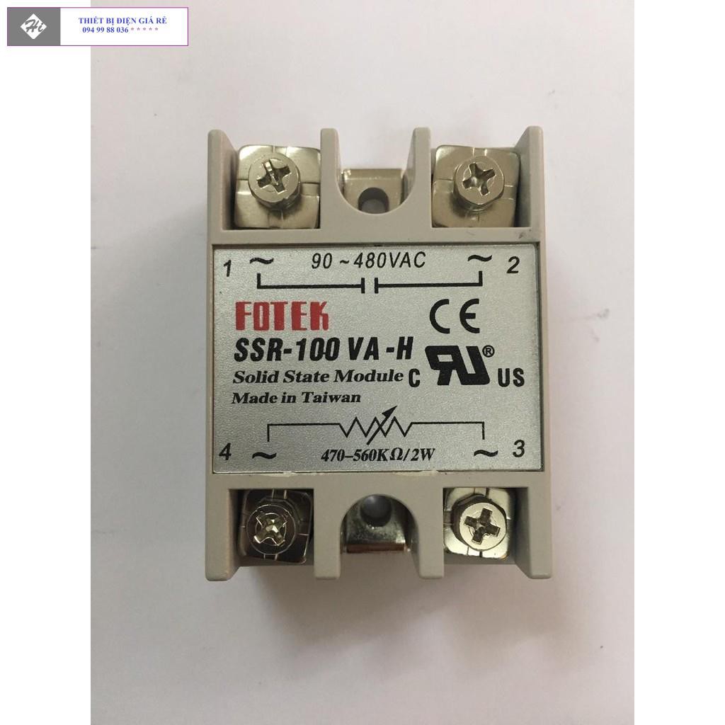 Solid State Module Relay Rơ le bán dẫn Fotek SSR-100 AA-H, SSR-100 VA-H, SSR -100DA-H