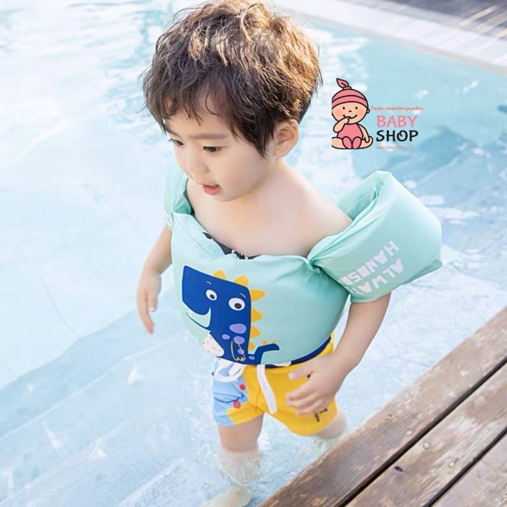 Phao bơi cho bé ,phao tập bơi liền thân trợ nổi đỡ ngực siêu an toàn cho bé Trai - bé Gái