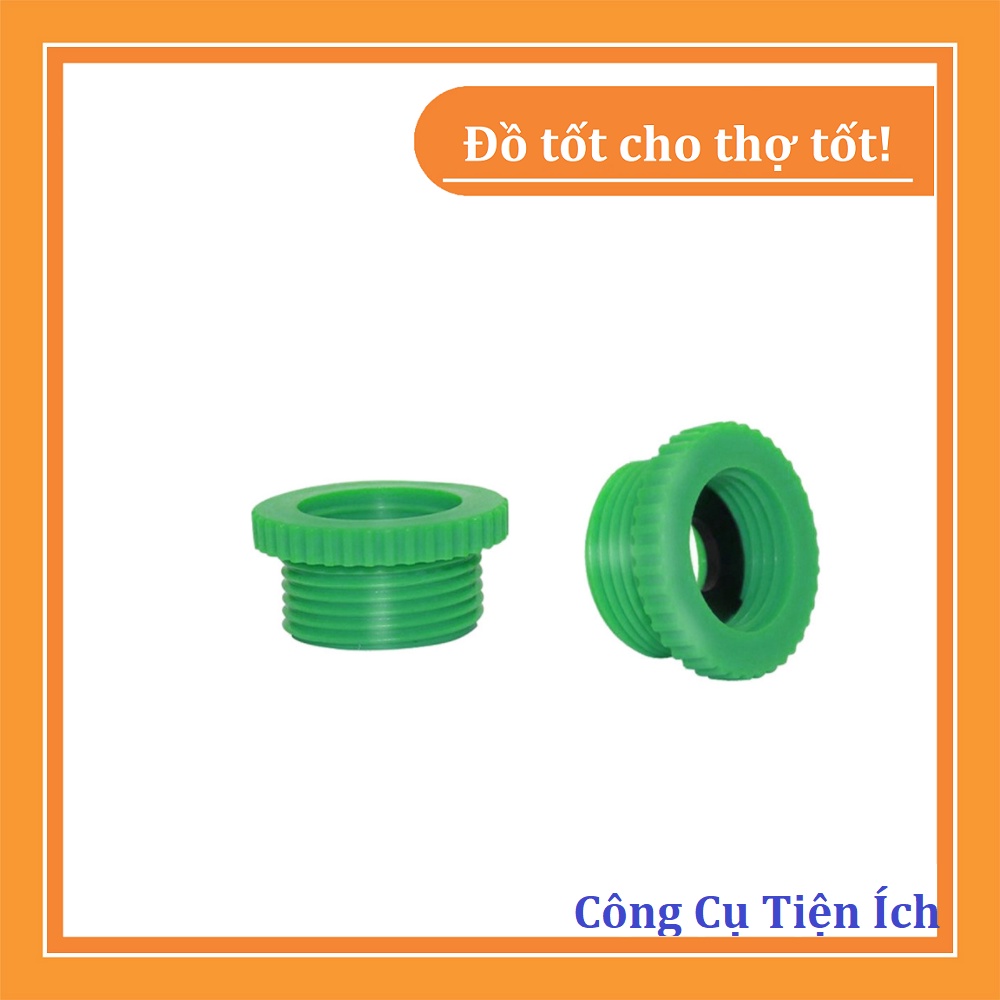 Đầu chuyển ren trong 3/4 sang 1/2, côn thu ren trong 27 sang 21 (nhựa) - CC034