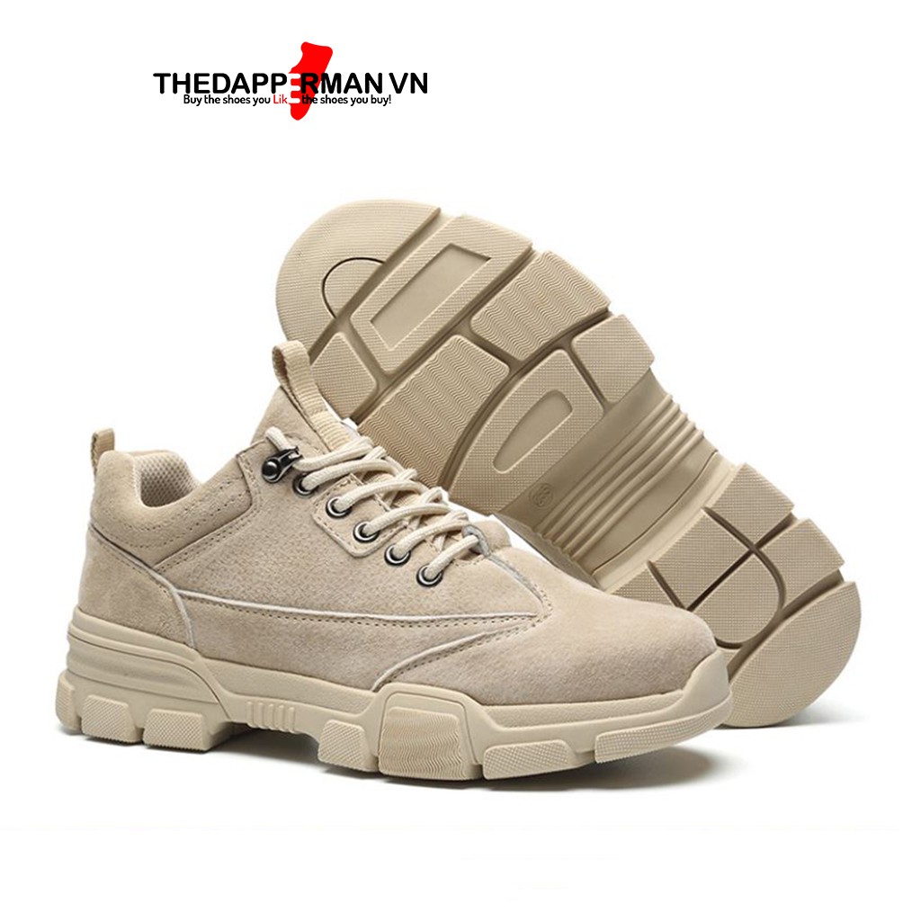 [Mã FAMALLT5 giảm 15% đơn từ 30k] Giày thể thao sneaker nam THEDAPPERMAN D101 chất liệu da lộn chống nước, đế cao su non