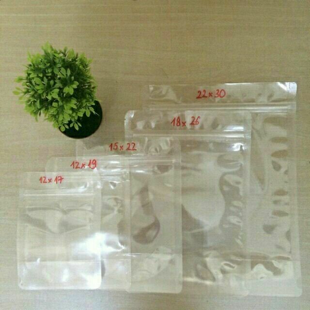 1kg túi zip đáy đứng 2 mặt trong