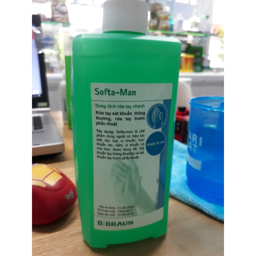 Nước sát khuẩn tay nhanh Softa-man