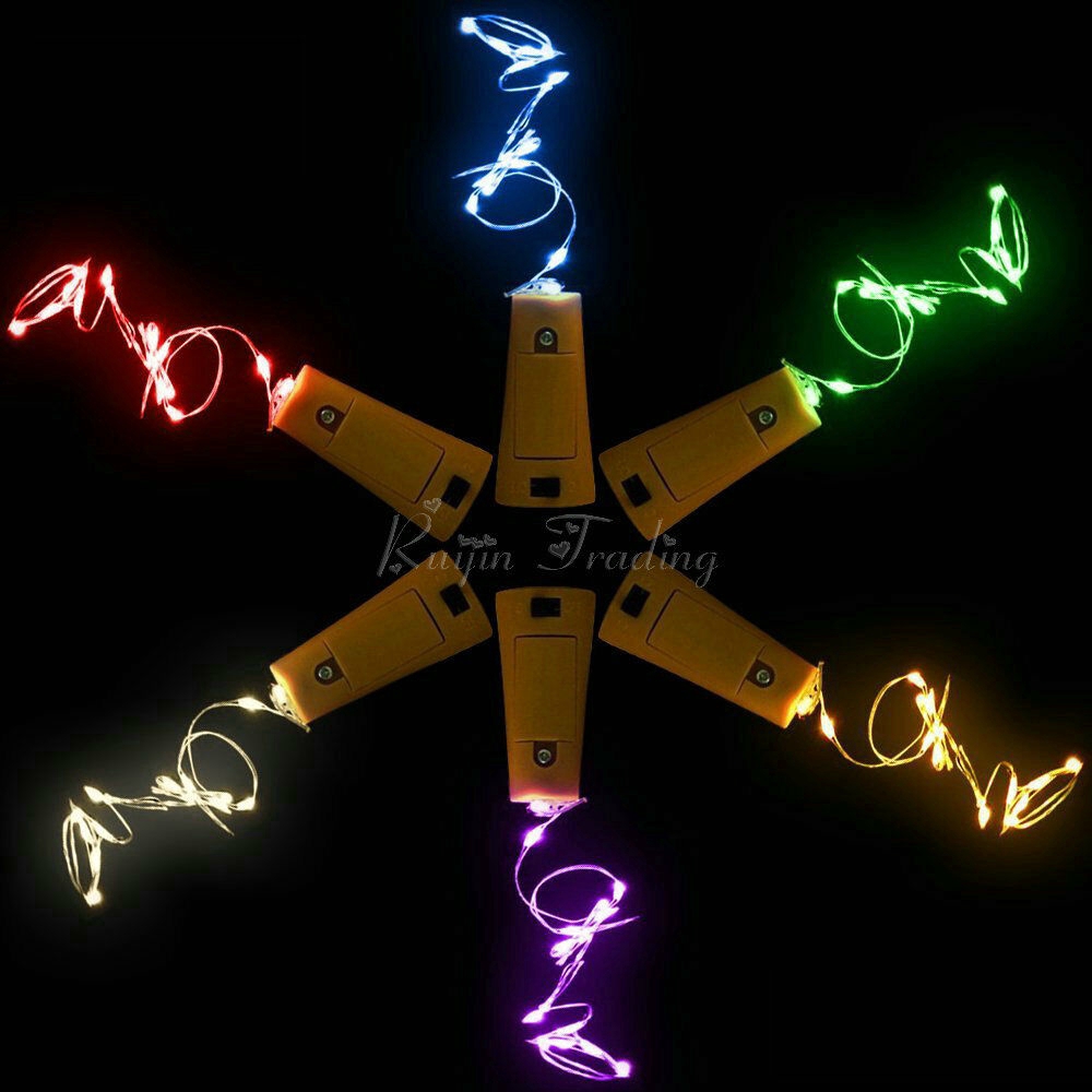 20 Đèn Led Hình Nút Bần Chai Rượu Dùng Trang Trí Tiệc Cưới
