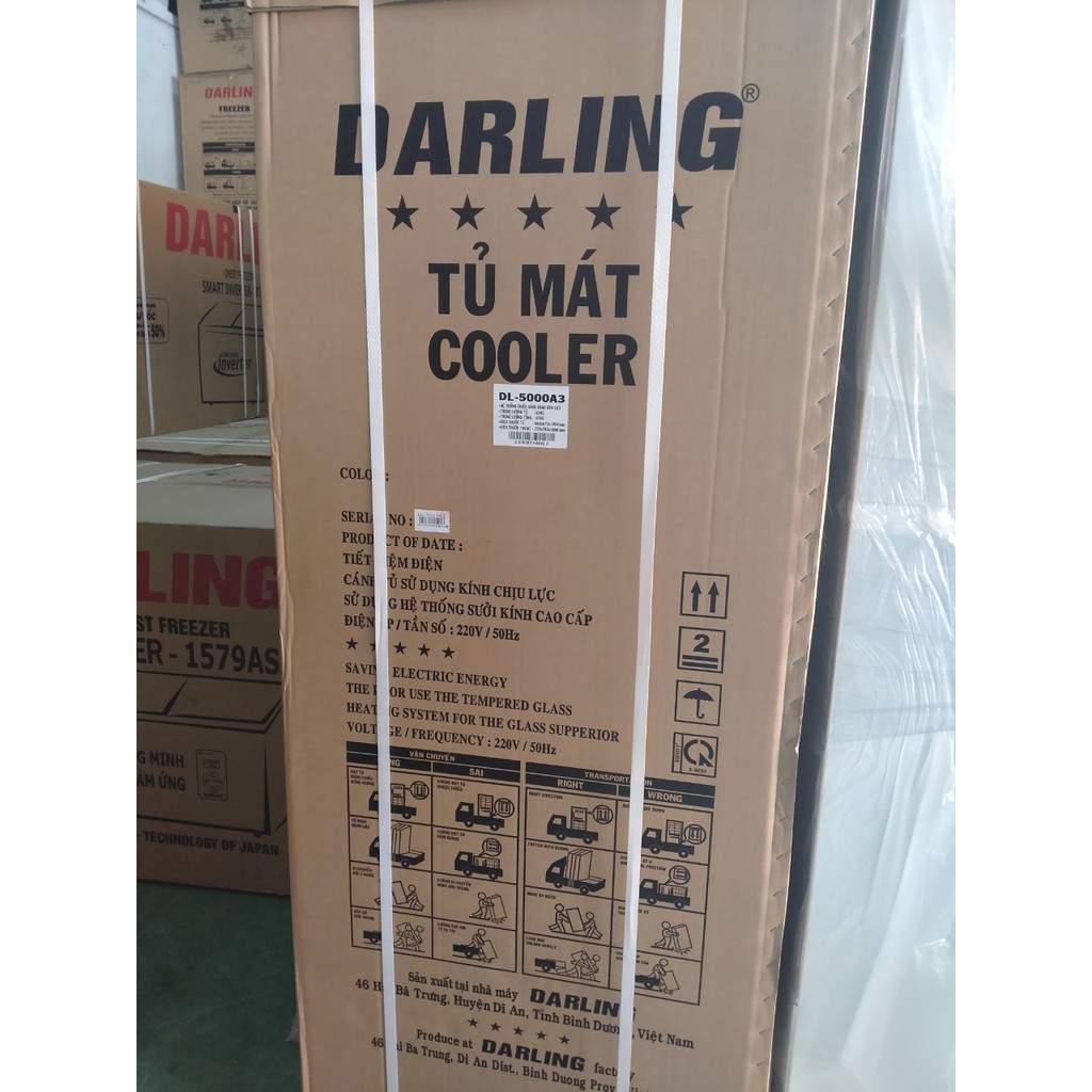 tủ mát darling 500l