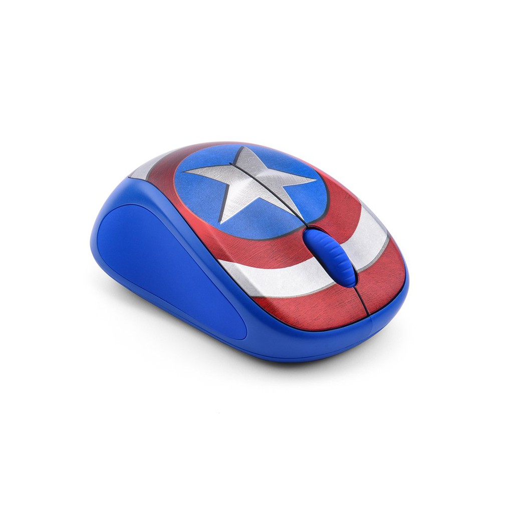 Chuột không dây Logitech M238 Marvel Captain America - Chính hãng
