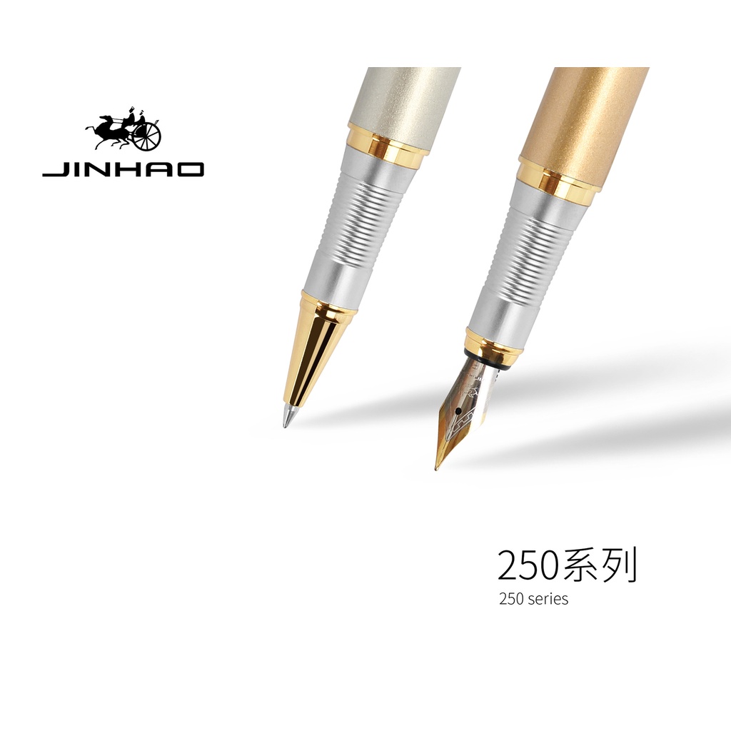 Bút Máy PenLab Jinhao Gold Arrow Ngòi Kim Loại Ngòi Mảnh Sang Trọng C6062