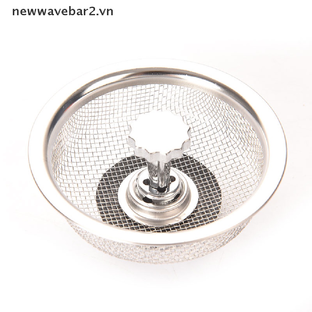 Bộ 2 Lưới Lọc Rác Bồn Rửa Chén Bằng Thép Không Gỉ Tiện Dụng
