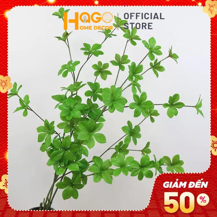 Cây giả decor, cành lá Thạch nam xanh mát dài 110 cm decor nhà cửa phong cách Nhật bản