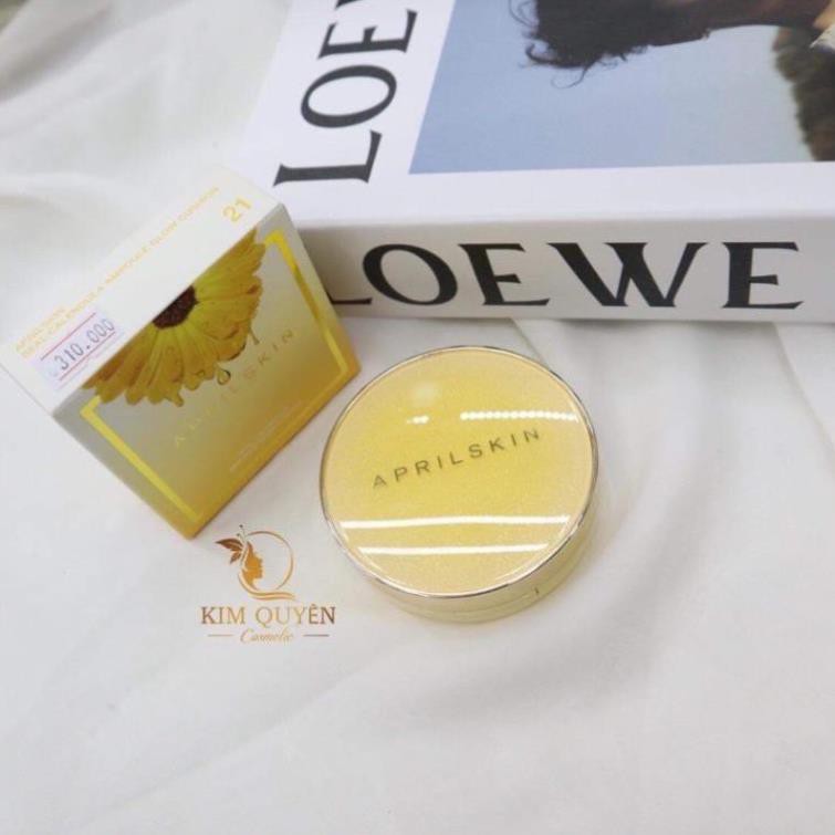 Phấn nước April Skin Real , phấn nước chống nắng 3 in 1 | BigBuy360 - bigbuy360.vn