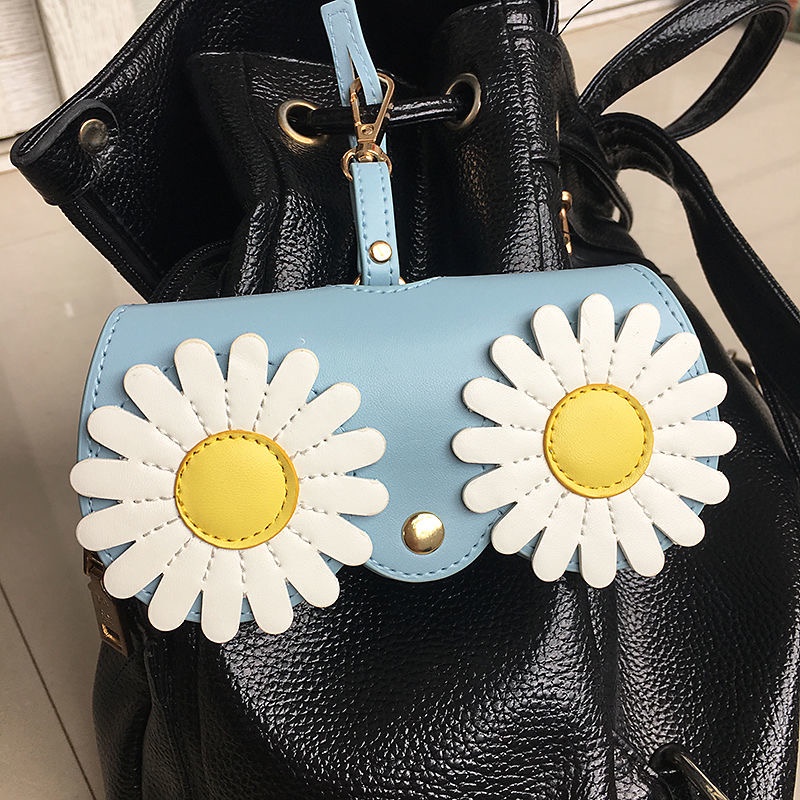 Hộp Đựng Mắt Kính Bằng Da PU In Hình Cú Mèo Có Móc Và Móc Bảo Vệ Mắt Cho Nữ