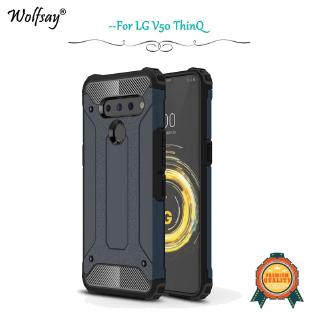 Fashion Armor Shockproof Cover Silicone Hard PC Back Protective Phone Case For LG V50 ThinQ