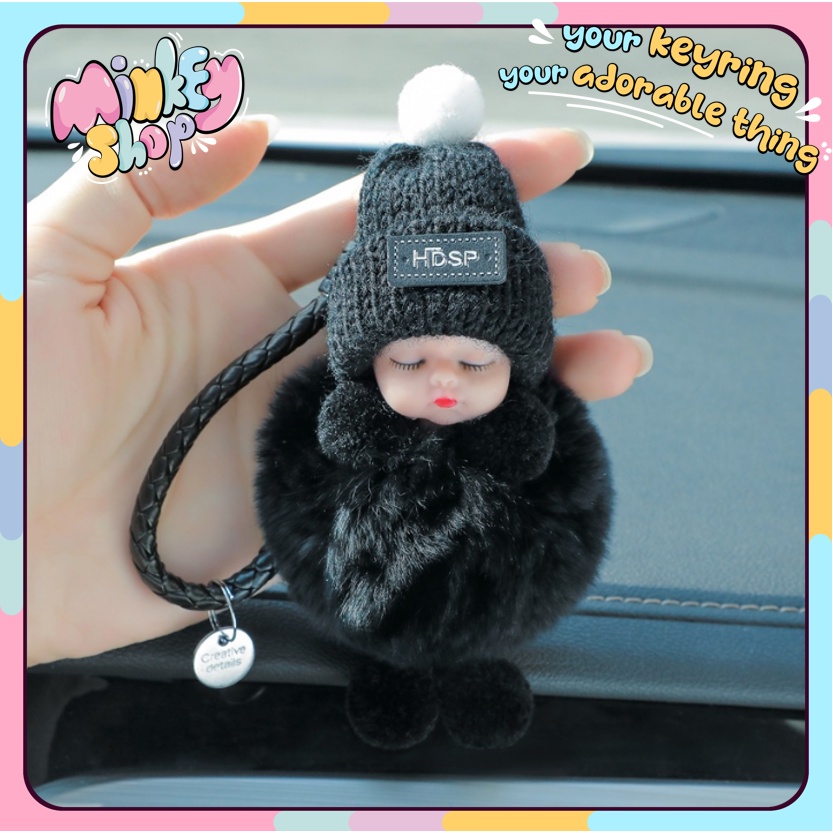 Móc Khóa Đẹp Hình Bé Áo Len Cute phụ kiện Túi Xách dễ thương -Minkey