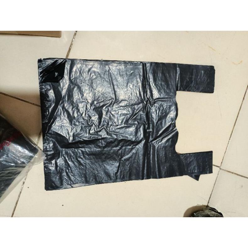 [Túi 10kg]Túi nilon đen đựng rác đóng hàng, đựng đồ, tự phân hủy ,túi nilon có quai xách