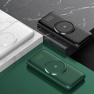 Sạc Dự Phòng Không Dây 20000mAh Có Sẵn 5 Dây Cắm Cao Cấp - Thiết Kế Cầm Tay Siêu Bền - Sạc Dự Phòng Tích Hợp Cáp Sạc