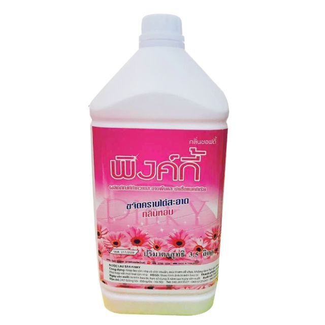 Nước Lau sàn nhà hiệu PINKY can 3500ml - HÀng NK THái LAn