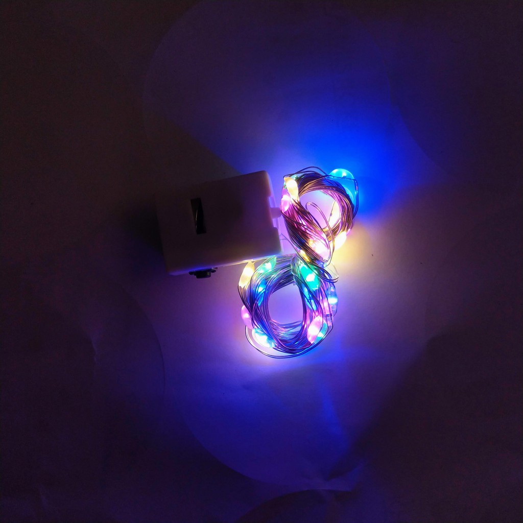 Đèn led đom đóm đèn led trang trí đèn fairylight fairy light nhiều màu dài 3m