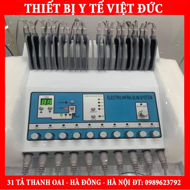 máy điện xung trung tần 10 cổng - điều trị 10 bệnh nhân 1 lúc