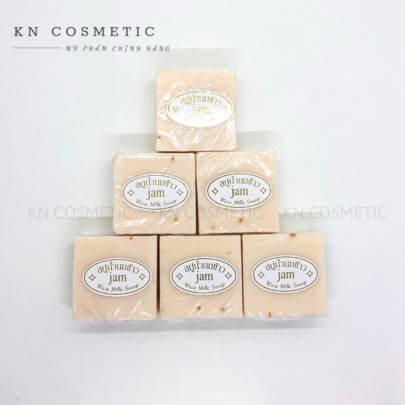 COMBO 12 BÁNH XÀ PHÒNG CÁM GẠO JAM RICE MILK SOAP THÁI LAN 780gr LỐC 12 BÁNH