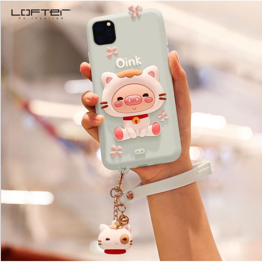 Ốp lưng Thú Cưng Dễ thương Cho Iphone11 ( LOFTER )