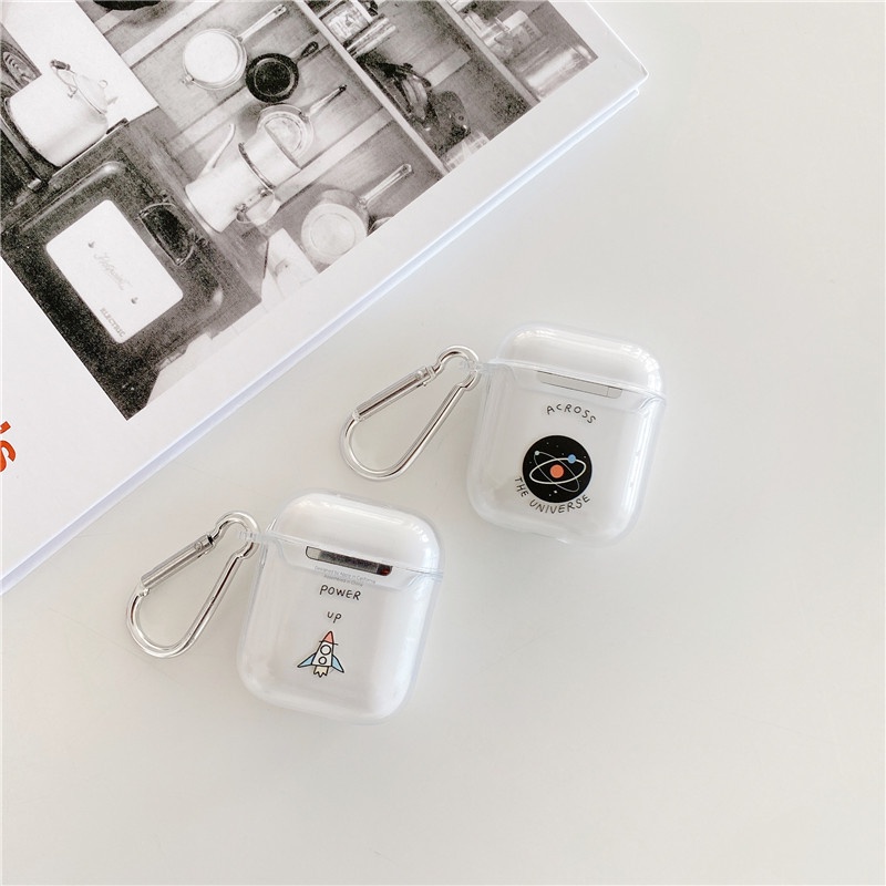 Ốp Bảo Vệ Tai Nghe Airpods 1/2/Pro Vũ Trụ Không Gian