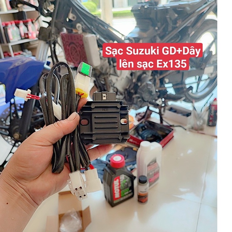 Bộ dây lên sạc chuyển điện bình dành cho sirus- Ex 135