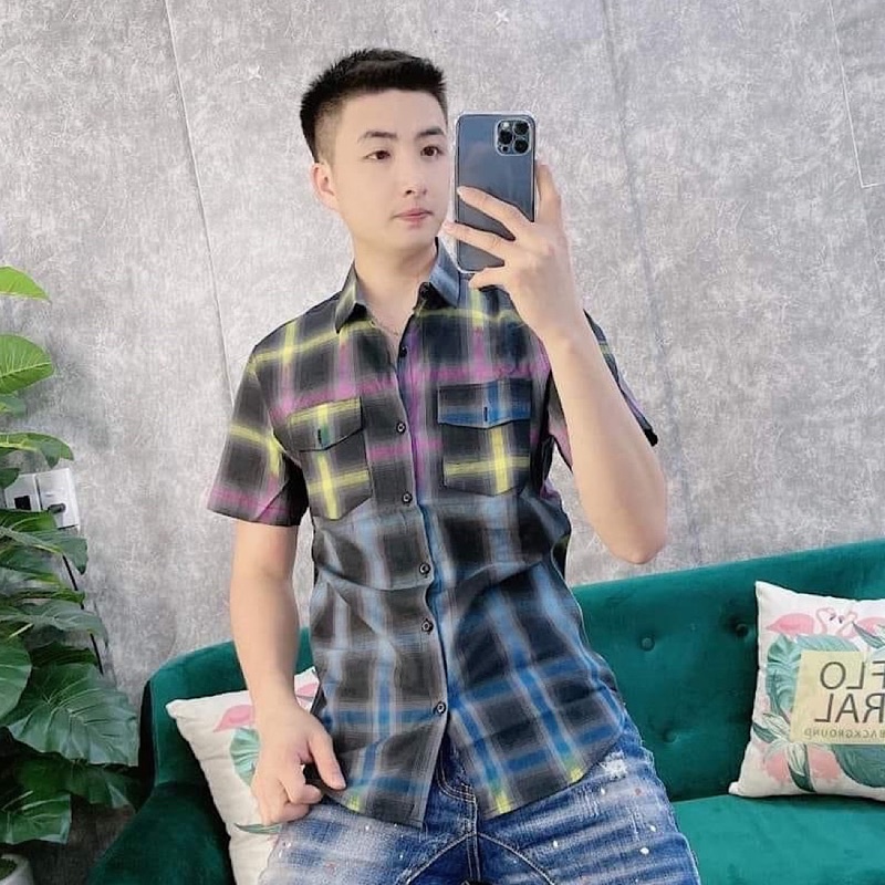 Sơ Mi Loang Màu Cao Cấp