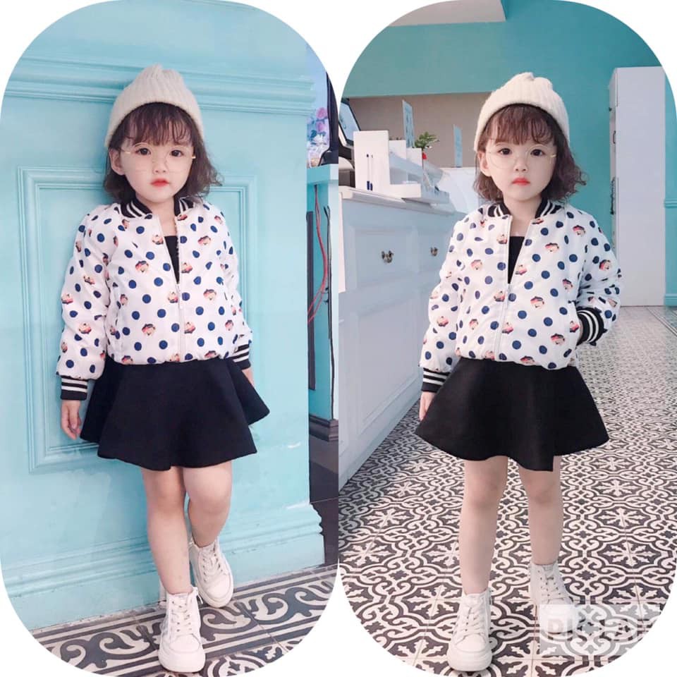 áo phao lót lông cừu xuất dư siêu đẹp cho bé trai bé gái